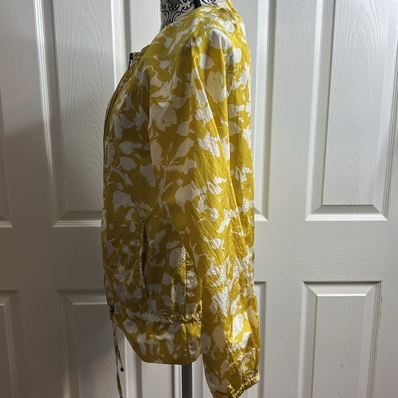 Sabie Floral Leaf Drawstring Waist Jacket M - Picture 3 of 7
